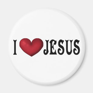 Ik hou van Jezus Magnet