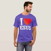 Ik hou van Jezus meisje T-shirt (Voorkant volledig)