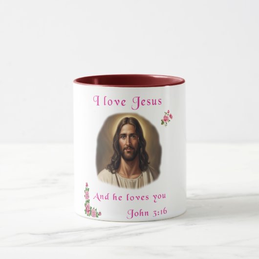 Ik hou van Jezus Mok (Midden)