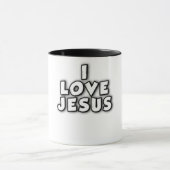 Ik hou van Jezus Mok (Midden)