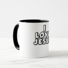 Ik hou van Jezus Mok