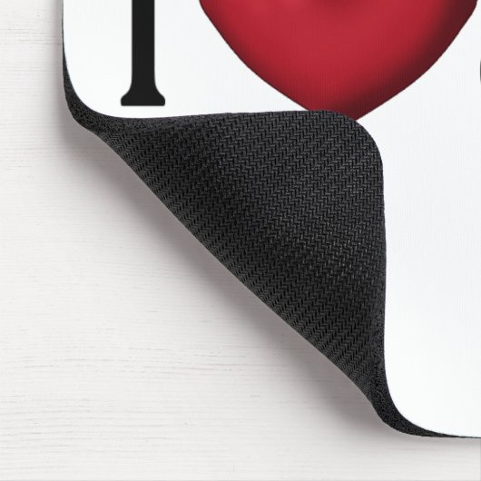 Ik hou van Jezus Mousepad Muismat (Hoek)