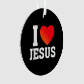 Ik hou van Jezus Ornament (voorkant)