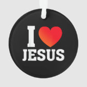 Ik hou van Jezus Ornament (achterkant)