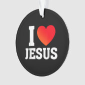 Ik hou van Jezus Ornament (voorkant)