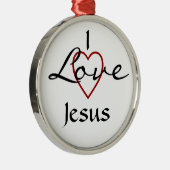 Ik hou van Jezus Ornament (Rechts)