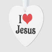Ik hou van Jezus Ornament (voorkant)