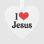 Ik hou van Jezus Ornament (voorkant)
