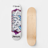 Ik hou van Jezus Persoonlijk Skateboard (Voorkant)