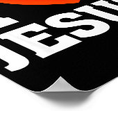 Ik hou van Jezus Poster (Hoek)