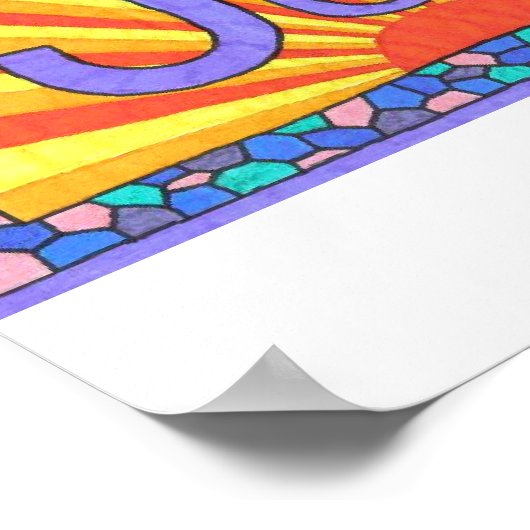 Ik hou van Jezus! Poster (Hoek)