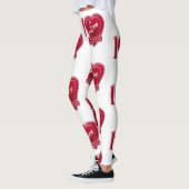 Ik hou van Jezus Rode Hart Leggings (Links)