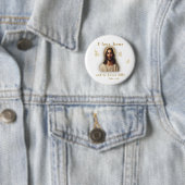 Ik hou van Jezus Ronde Button 5,7 Cm (In situ)