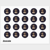 Ik hou van Jezus Ronde Sticker (Vel)