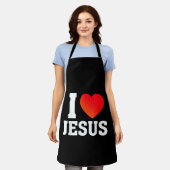 Ik hou van Jezus Schort (Gedragen)