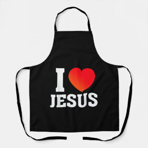 Ik hou van Jezus Schort