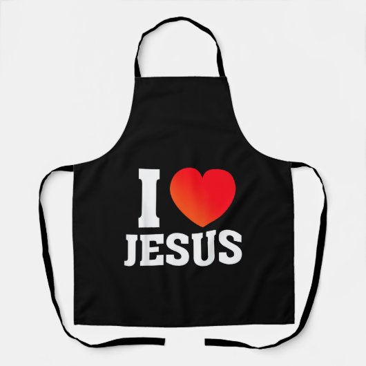 Ik hou van Jezus Schort (Voorkant)