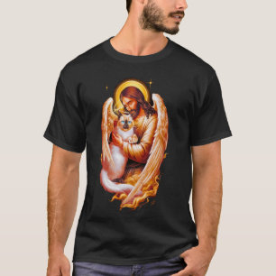 Ik hou van Jezus & Siamese Kat Grappige Christelij T-shirt