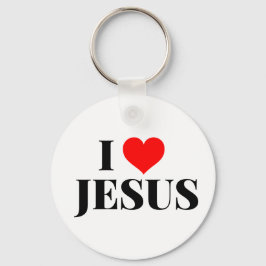 Ik hou van Jezus Sleutelhanger