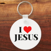 Ik hou van Jezus Sleutelhanger (Voorkant)