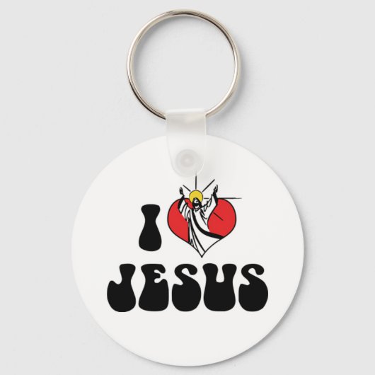 Ik hou van Jezus sleutelhanger (Voorkant)