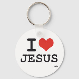 Ik hou van Jezus Sleutelhanger