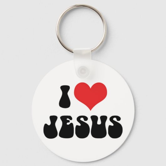 Ik Hou Van Jezus Sleutelhanger (Voorkant)