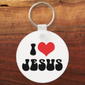 Ik Hou Van Jezus Sleutelhanger (Voorkant)