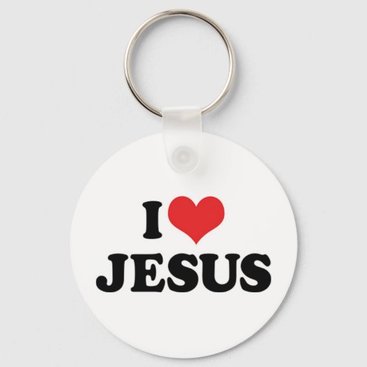 Ik Hou Van Jezus Sleutelhanger (Voorkant)