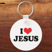 Ik Hou Van Jezus Sleutelhanger (Voorkant)