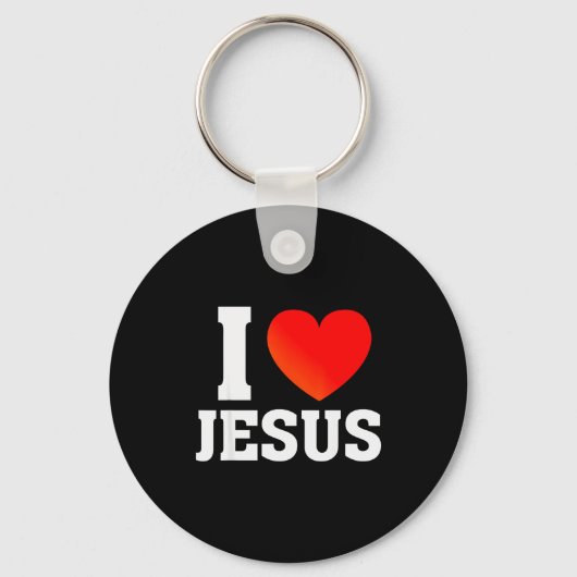 Ik hou van Jezus Sleutelhanger (Voorkant)