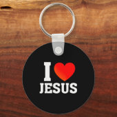 Ik hou van Jezus Sleutelhanger (Voorkant)