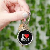 Ik hou van Jezus Sleutelhanger (Hand)