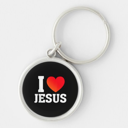 Ik hou van Jezus Sleutelhanger (Voorkant)
