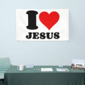 Ik hou van Jezus Spandoek (Beurs)