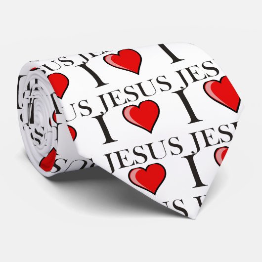Ik hou van Jezus Stropdas (Opgerold)