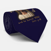 Ik hou van Jezus Stropdas (Opgerold)