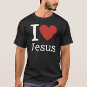 ❤️ Ik hou van Jezus T-shirt (Voorkant)