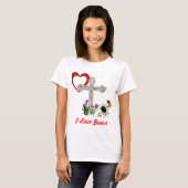 Ik hou van Jezus T-shirt (Voorkant volledig)