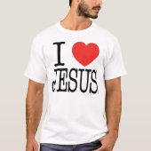 Ik hou van Jezus T-shirt (Voorkant)