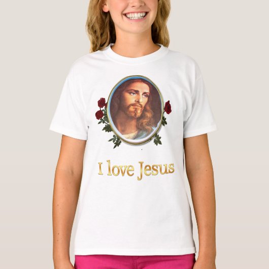 Ik hou van Jezus T-shirt (Voorkant)