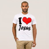 Ik hou van Jezus T-shirt (Voorkant volledig)