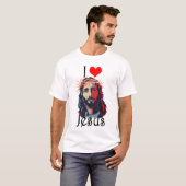 Ik hou van Jezus T-shirt (Voorkant volledig)