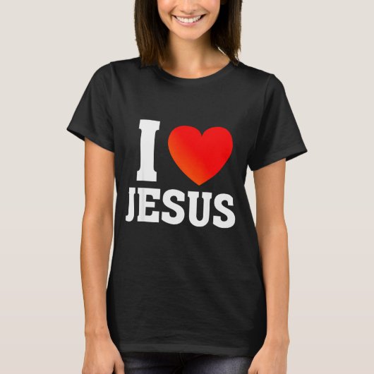 Ik hou van Jezus T-shirt (Voorkant)