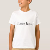 Ik hou van Jezus! T-shirt (Voorkant)