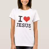 Ik hou van Jezus T-shirt (Voorkant)