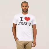 Ik hou van Jezus T-shirt (Voorkant volledig)