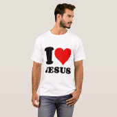 Ik hou van Jezus T-shirt (Voorkant volledig)