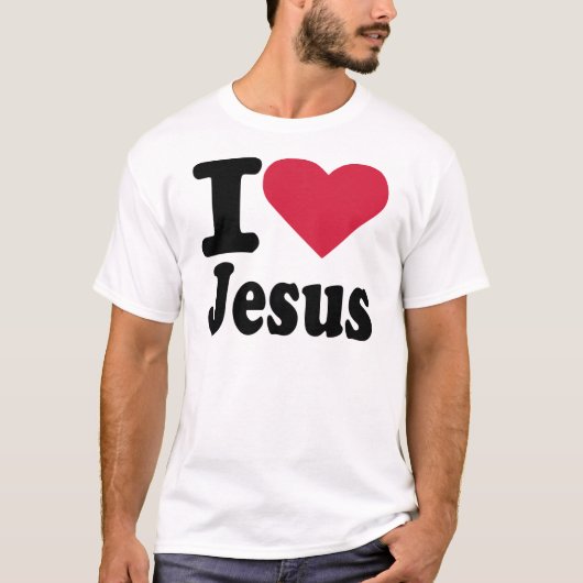 Ik hou van Jezus T-shirt (Voorkant)