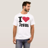 Ik hou van Jezus T-shirt (Voorkant volledig)